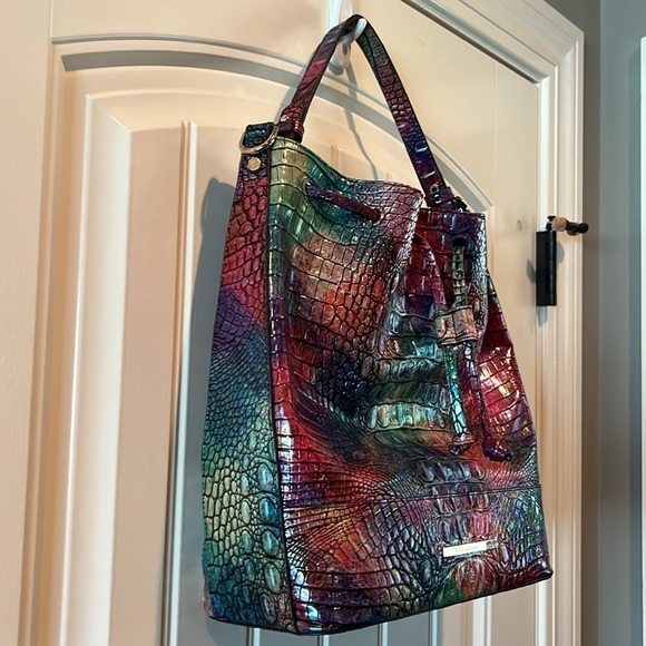 Stunning Melbourne Collection Argyle Marlowe Shoulder Bucket Bag *no strap - Picture 6 of 15